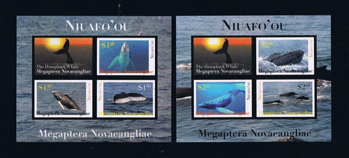 # 269-70 (2012) Whales Issue --- IMPERFORATE Souvenir Sheets