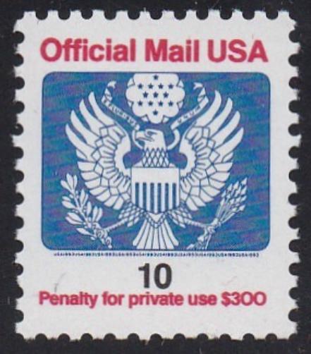 # O146A (1993) Eagle, Official Mail - Sgl
