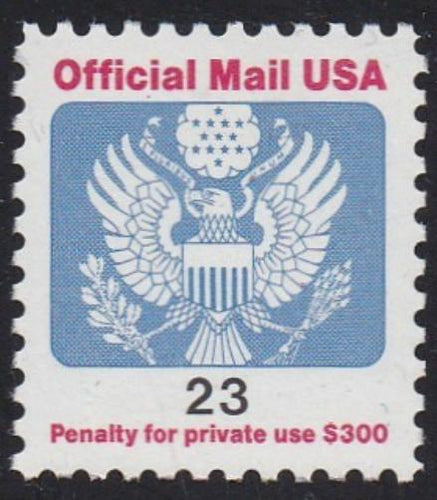 # O148 (1991) Eagle, Official Mail - Sgl, MNH