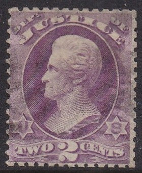 O26 (1873)  Official Mail, Justice - Sgl, Used, F