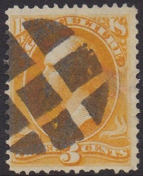 O3 (1873)  Official Mail, Agriculture - Sgl, Used, Fine