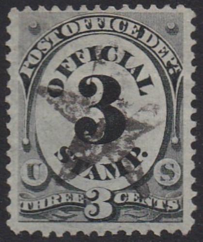 O49 (1873) Official Mail, Post Office - Sgl, Used, VF, Star cancel