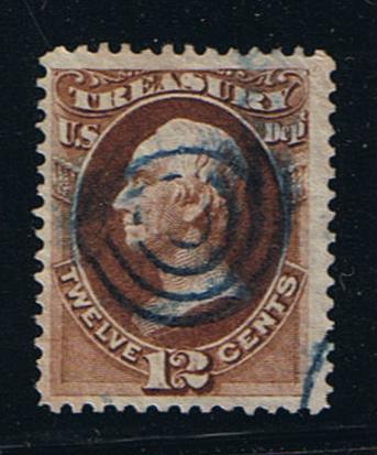 O78 (1873) Official Mail, Treasury - Sgl, Used
