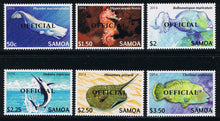 # O13-O24 (2014) Samoa Marine Life Definitives Official Overprints - Sgls, Set/12