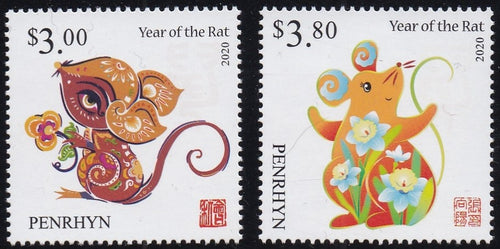 Penrhyn (2019) Year of the Rat - Sgls, Set/2