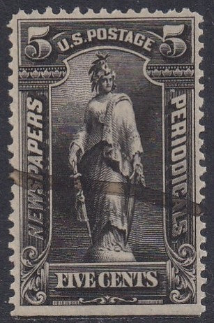 # PR116 (1896) Statue of Freedom - Sgl, Used, SE