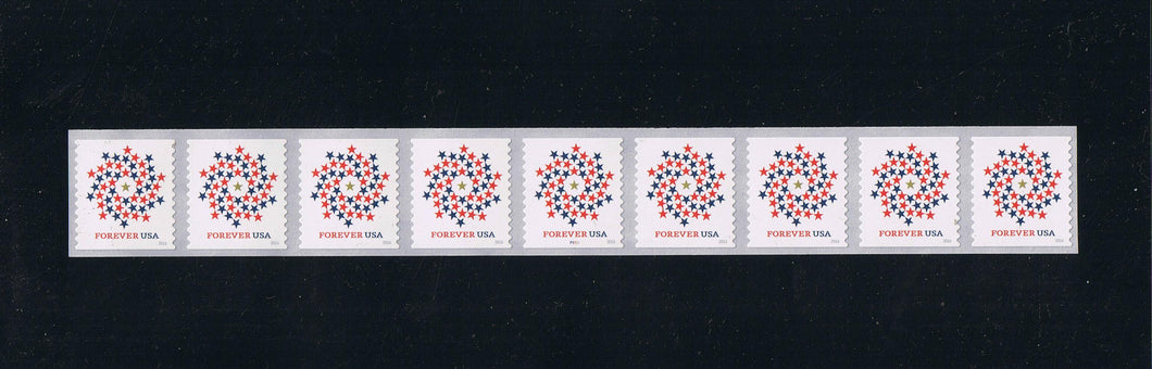 # 5130 (2016) Patriotic Spiral - PS/9, #P1111, MNH