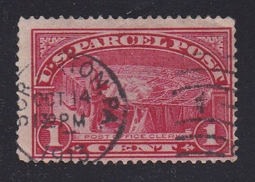# Q1 (1913) Parcel Post - Sgl, Used [7]