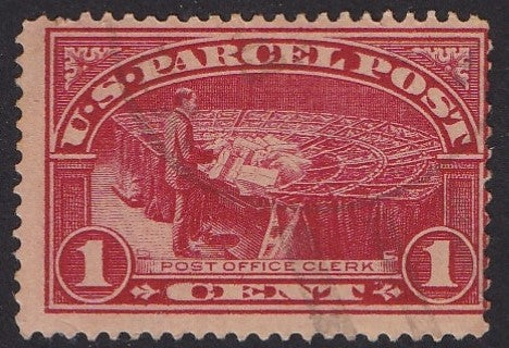 # Q1 (1913) Parcel Post - Sgl, Used [8]