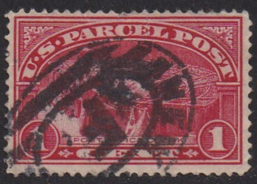 # Q1 (1913) Parcel Post - Sgl, Used [3]