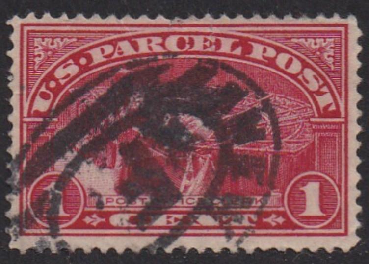 # Q1 (1913) Parcel Post - Sgl, Used [3]