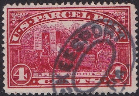 # Q4 (1913) Parcel Post - Sgl, Used, FVF [4]