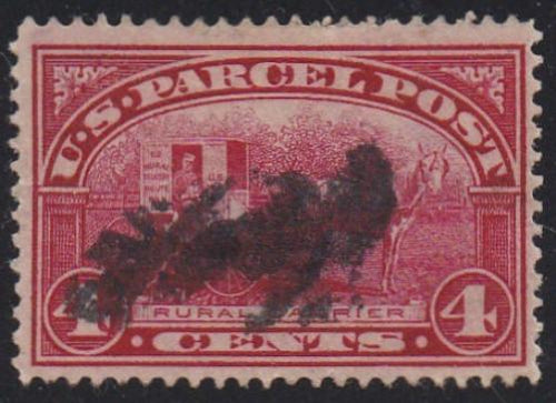 # Q4 (1913) Parcel Post - Sgl, Used [1]