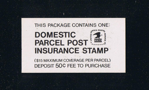 QI4 (1978) Parcel Post Insurance Booklet - Hi-Brite Cover [1]