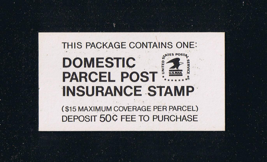 QI4 (1978) Parcel Post Insurance Booklet - Hi-Brite Cover [1]