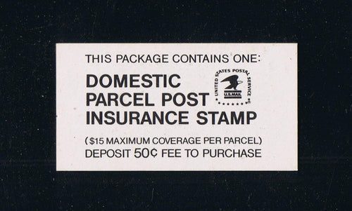 QI4 (1978) Parcel Post Insurance Booklet - Hi-Brite Cover [2]