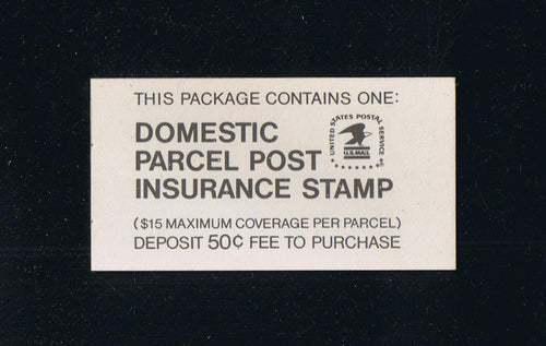 QI4 (1978) Parcel Post Insurance Booklet [2]