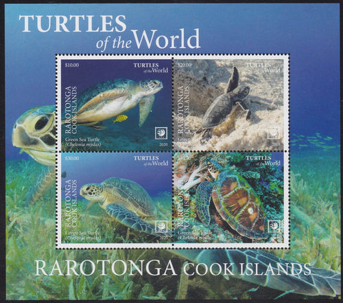 Rarotonga (2020) Turtles of the World, Part II - S/S