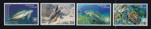 Rarotonga (2020) Turtles of the World, Part II - Sgls, Set/4