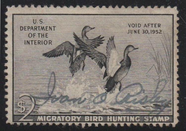 # RW18 (1951) Gadwalls - Sgl, Signed [1]