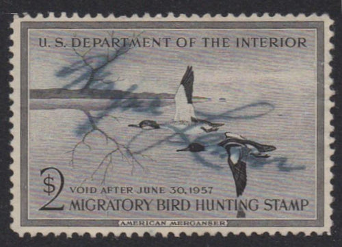 # RW23 (1956) Merganser - Sgl, Signed