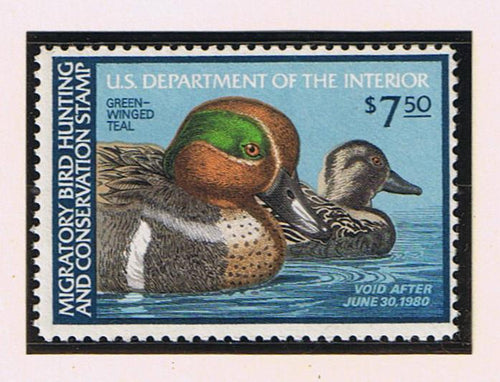 # RW46 (1979) Green-winged Teal - Sgl, MNH
