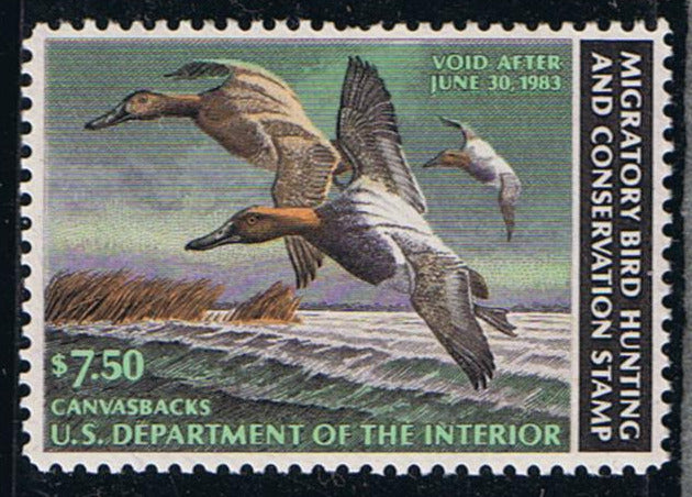 # RW49 (1982) Canvasbacks - Sgl, MNH [1]