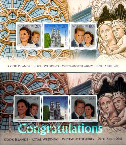 # 1366x Royal Wedding Souvenir Sheet -- Phosphor Issue