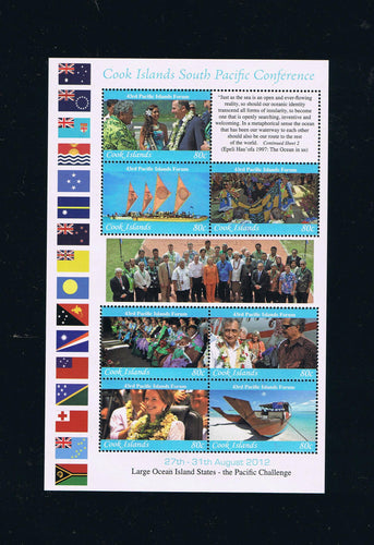 #1422G South Pacific Conference Stamp Blue Sheet Part 2
