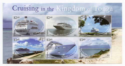 # 1242-43 (2013) Cruise Ships Souvenir Sheets