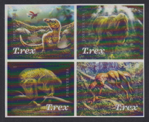 # 5410-13 (2019) Tyrannosaurus Rex - BK/4, MNH