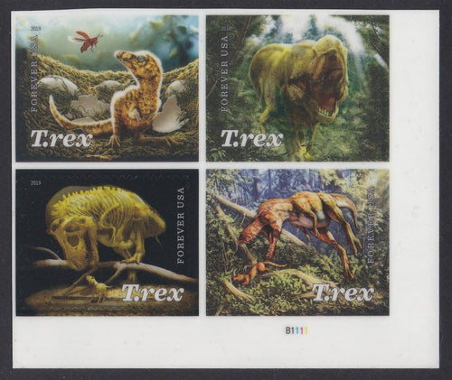 # 5410-13 (2019) Tyrannosaurus Rex - PB, LR #B1111, MNH