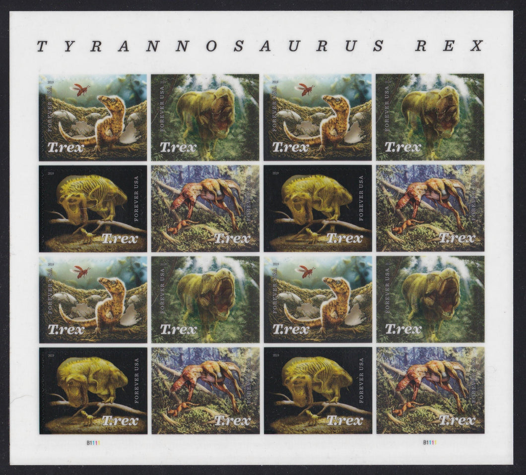 # 5410-13 (2019) Tyrannosaurus Rex - Pane, MNH