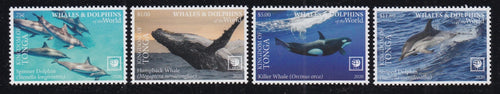 Tonga (2020) Whales & Dolphins of the World, Part I - Sgls, Set/4