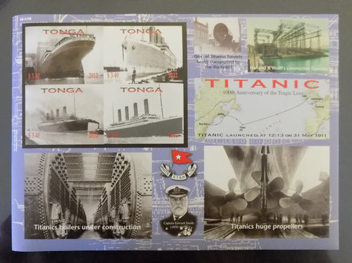 Tonga # 1178 Titanic Large Souvenir Sheet --- IMPERFORATE