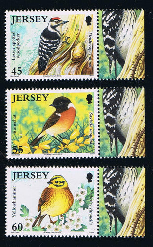 Jersey #1609-14 (2012) Threatened Birdlife - Sgls, Set/6, MNH