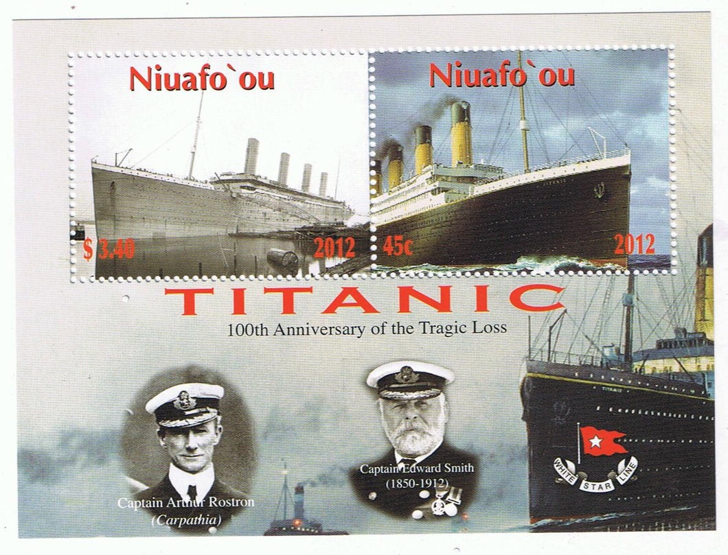 #N  289 Titanic Small Souvenir Sheet