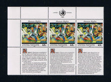 Human Rights – 1989 Strips of 3 Set w/tabs