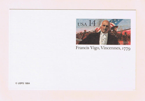 # UX111 Francis Vigo Postal Card