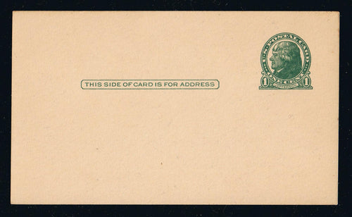 # UX27 Jefferson - Postal Card - Light Buff
