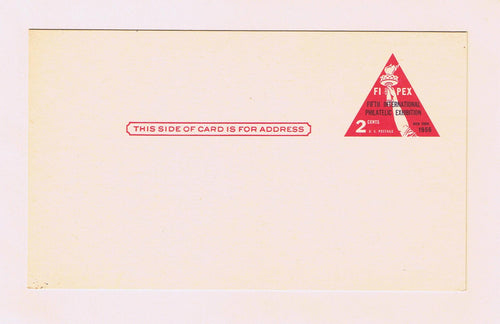 # UX44 (1956) FIPEX - Postal Card
