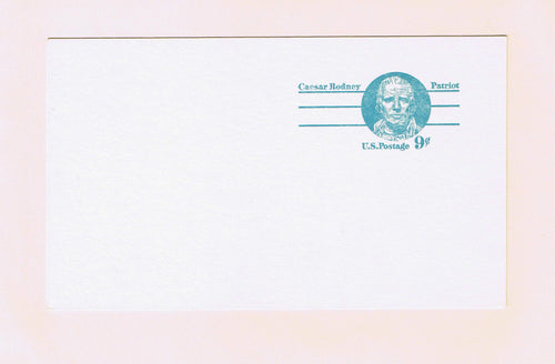 # UX70 Caesar Rodney - Postal Card