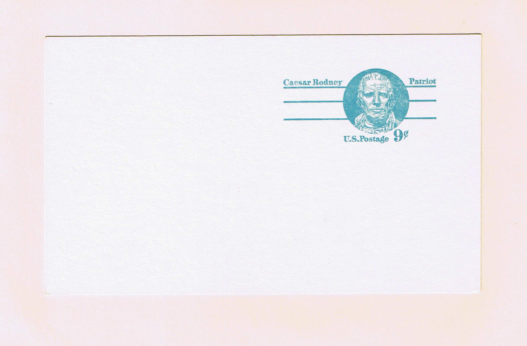 # UX70 Caesar Rodney - Postal Card