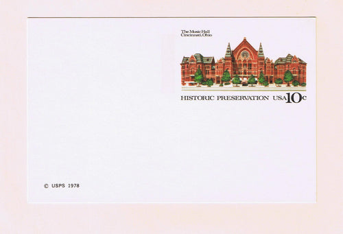 # UX73 Historic Preservation - Postal Card