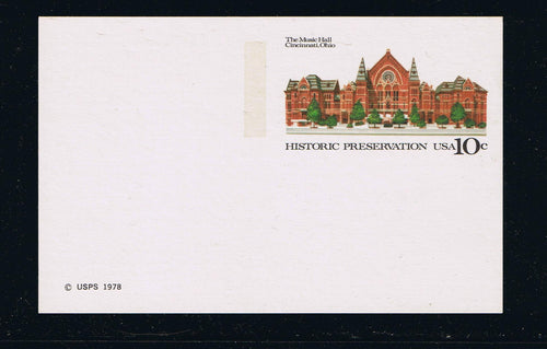 # UX73 Historic Preservation Postal Card - Hi-Brite