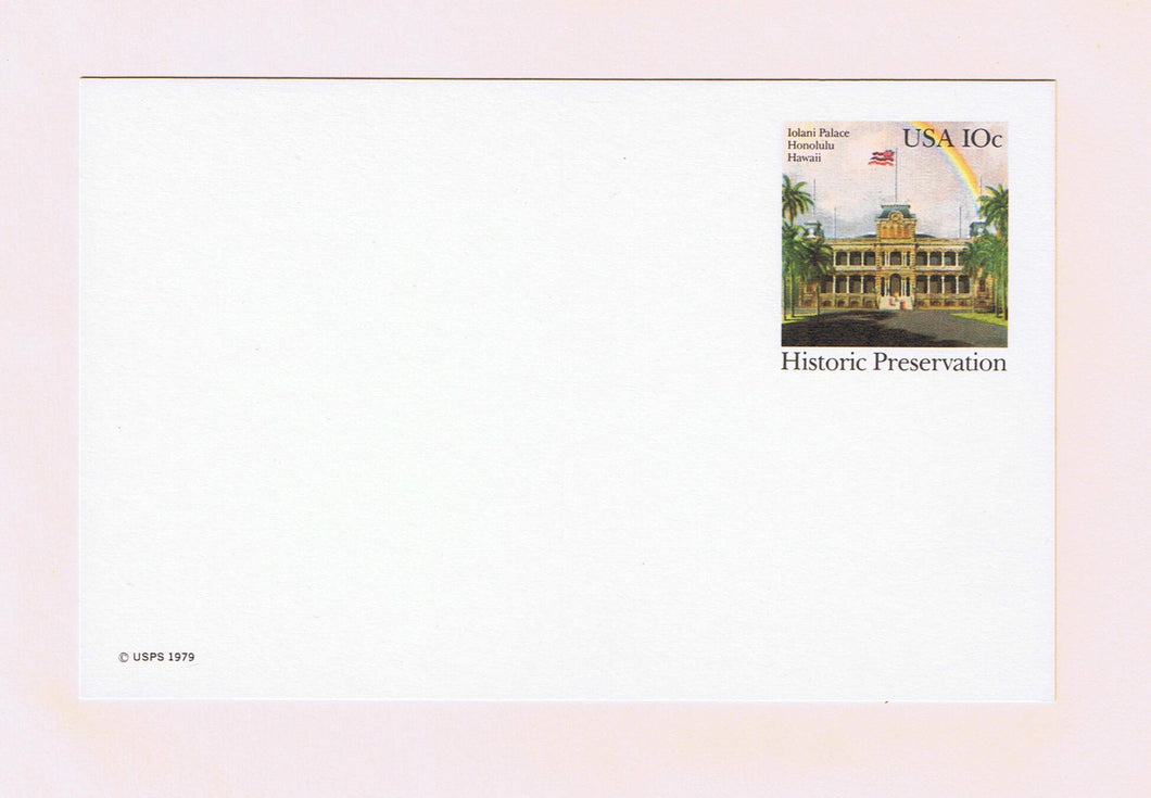 # UX81 Historic Preservation - Postal Card