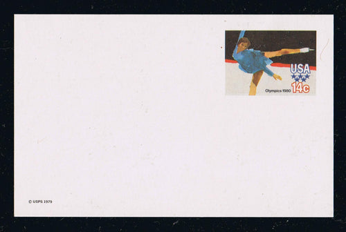 # UX82 Winter Olympics Postal Card