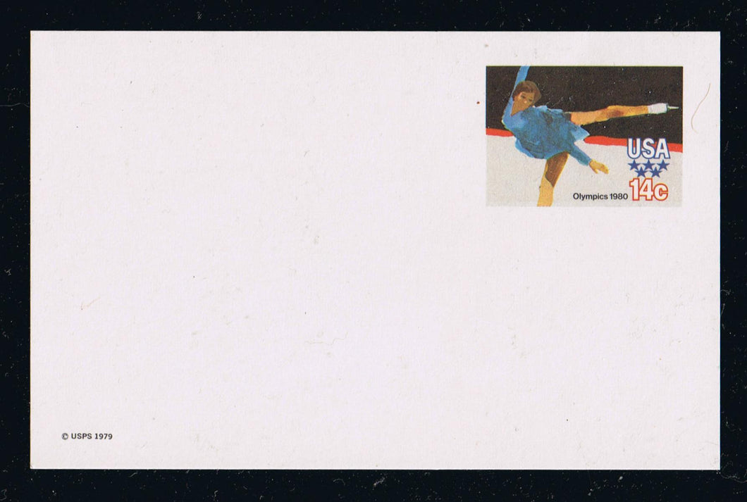 # UX82 Winter Olympics Postal Card