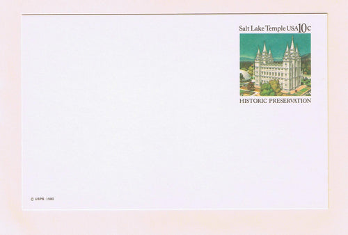 # UX83 Historic Preservation Postal Card