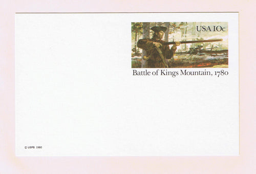 # UX85 Kings Mountain - Postal Card